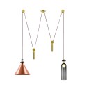 Roll & Hill - Shape Up Double Pendant Cooper